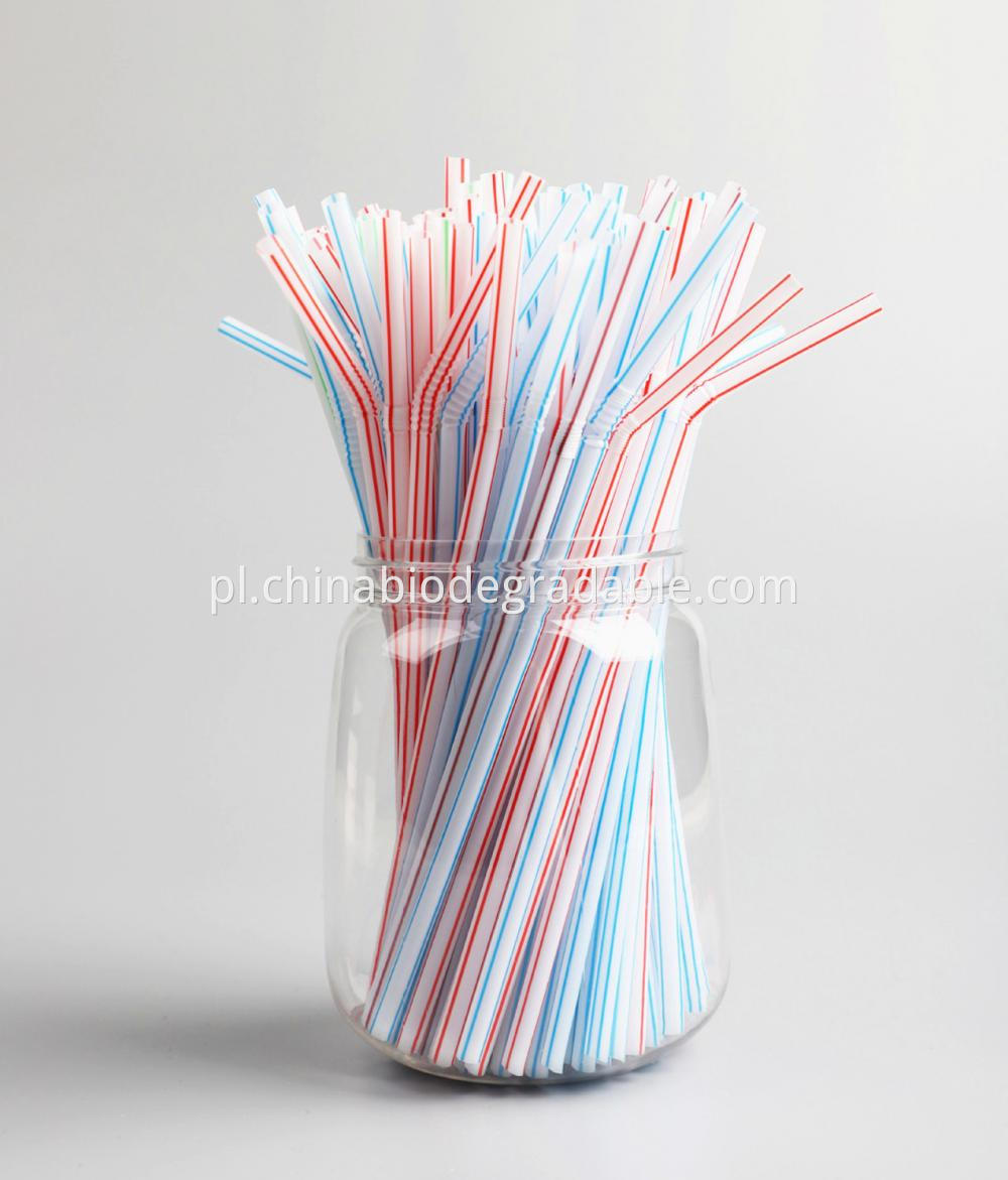 Compostable Plastic Flexible Drinking Straws